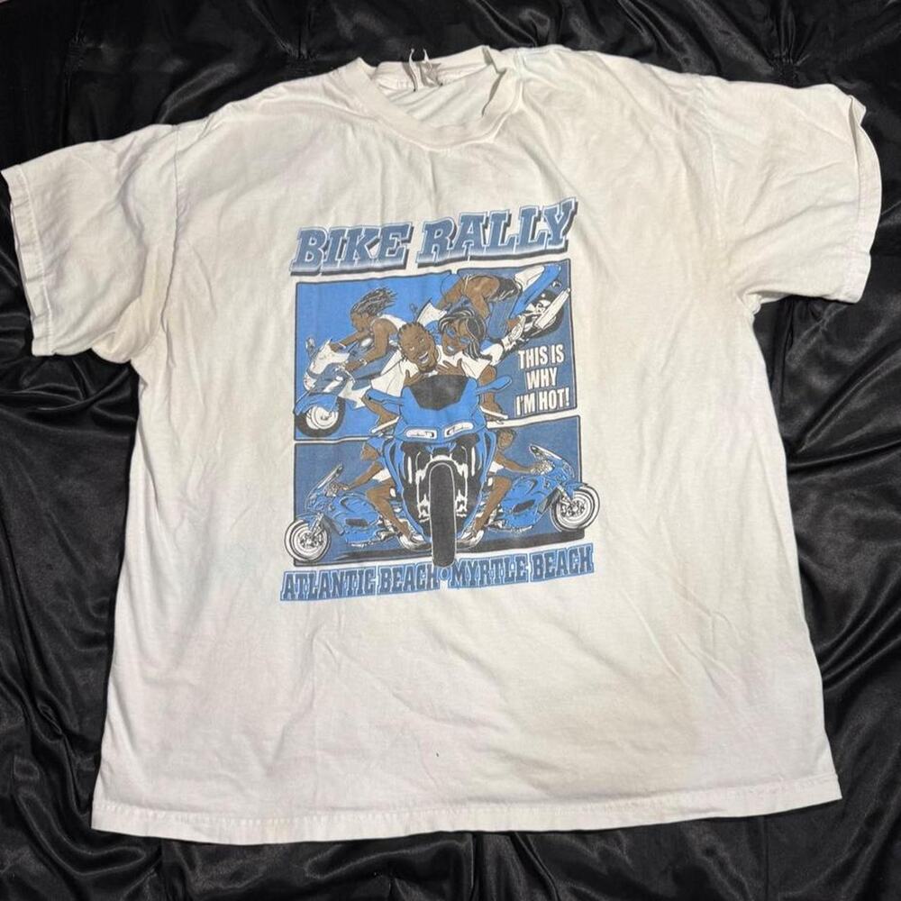 2007 hanes bike rally t shirt